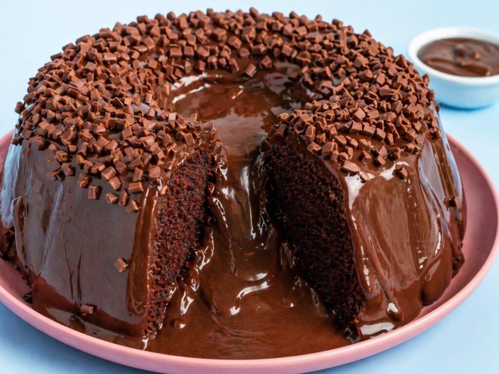 volcano cake table